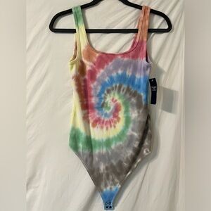 Tie dyed bodysuit